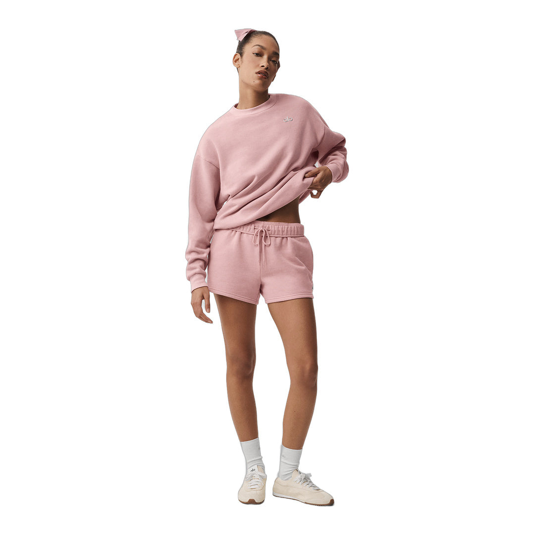 alo Accolade Crew Neck Pullover - Vintage Pink
