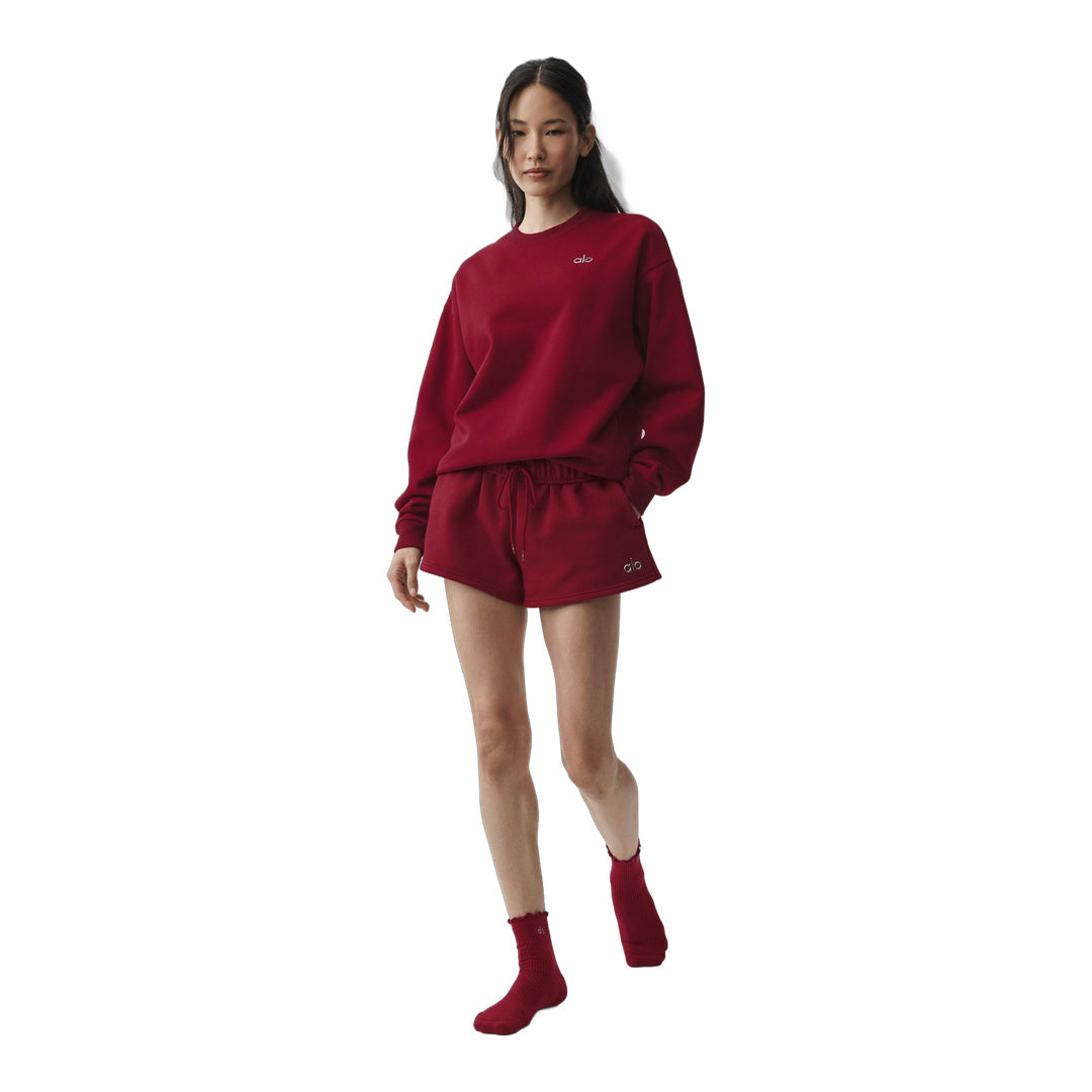 alo Accolade Crew Neck Pullover - Summer Romance Red