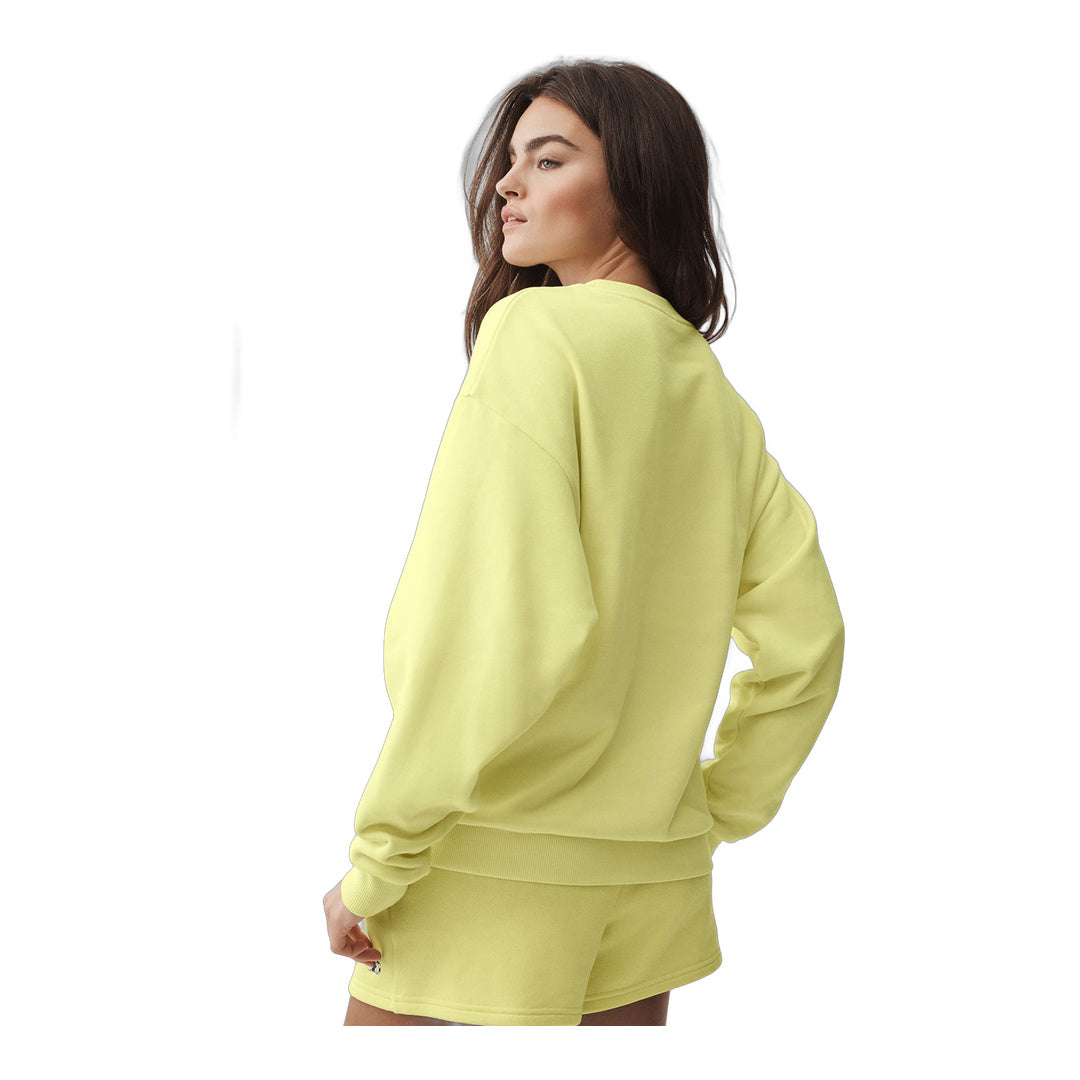 alo Accolade Crew Neck Pullover - Sunshine