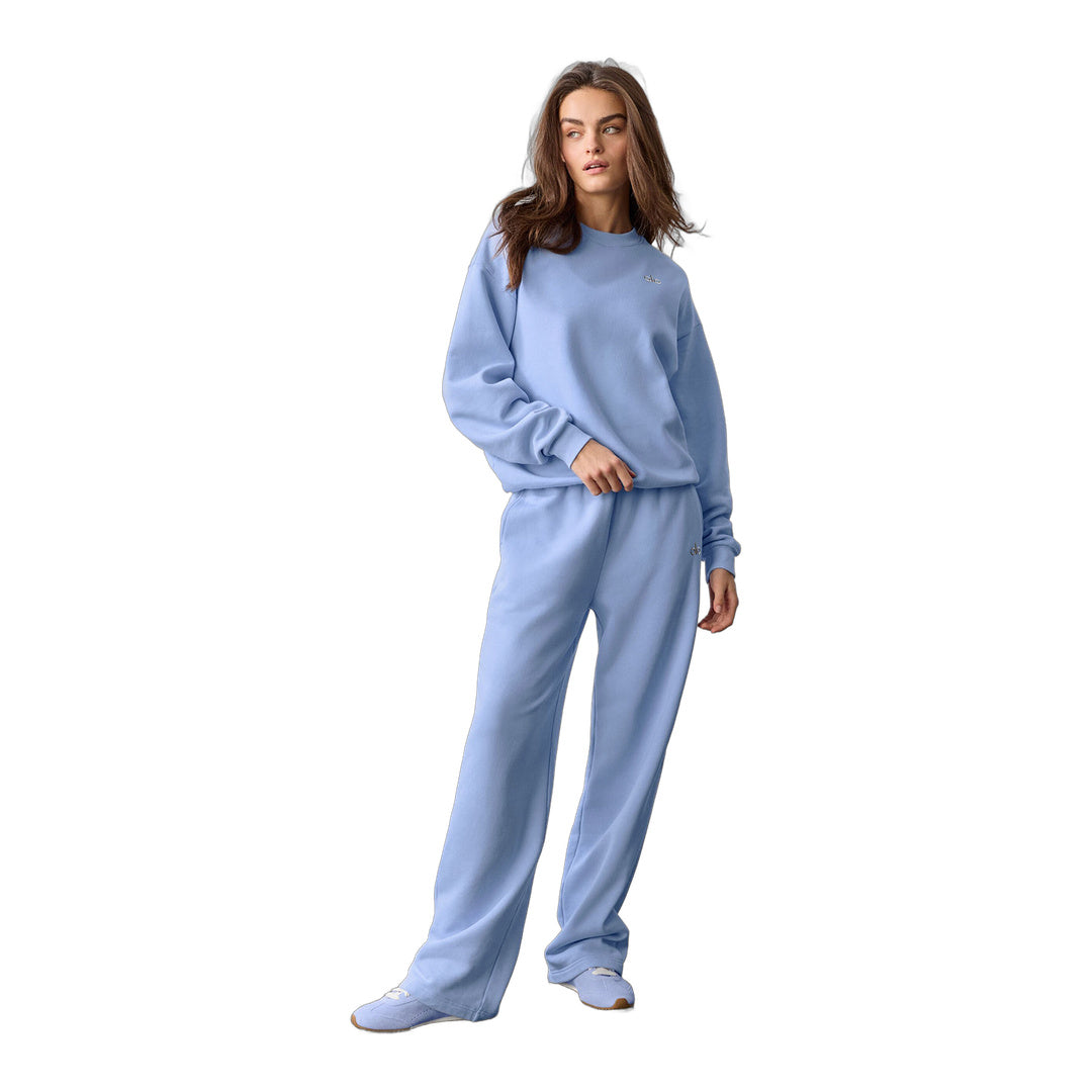 alo Accolade Crew Neck Pullover - Light Provence Blue