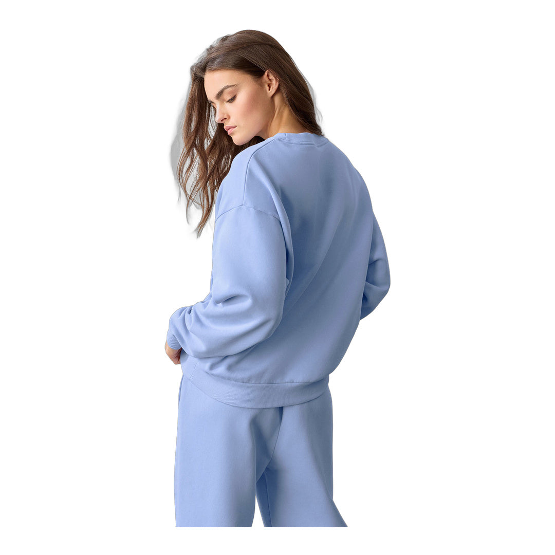 alo Accolade Crew Neck Pullover - Light Provence Blue