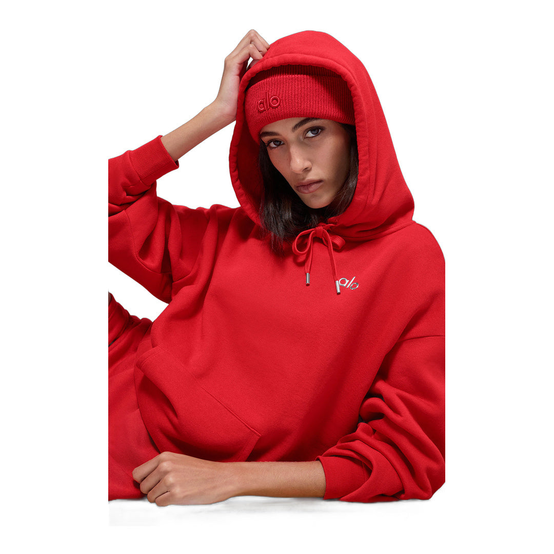 alo Accolade Hoodie - Bright Red