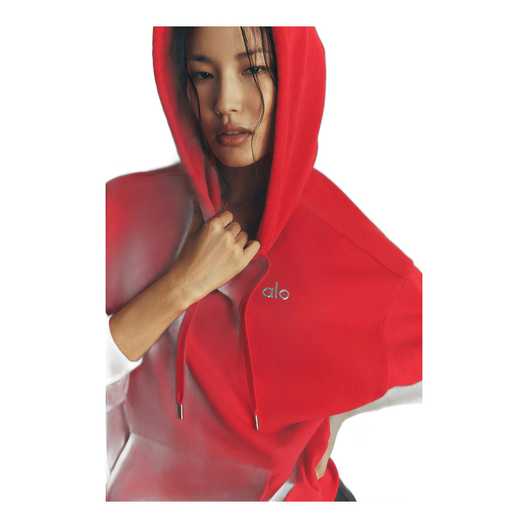 alo Accolade Hoodie - Bright Red