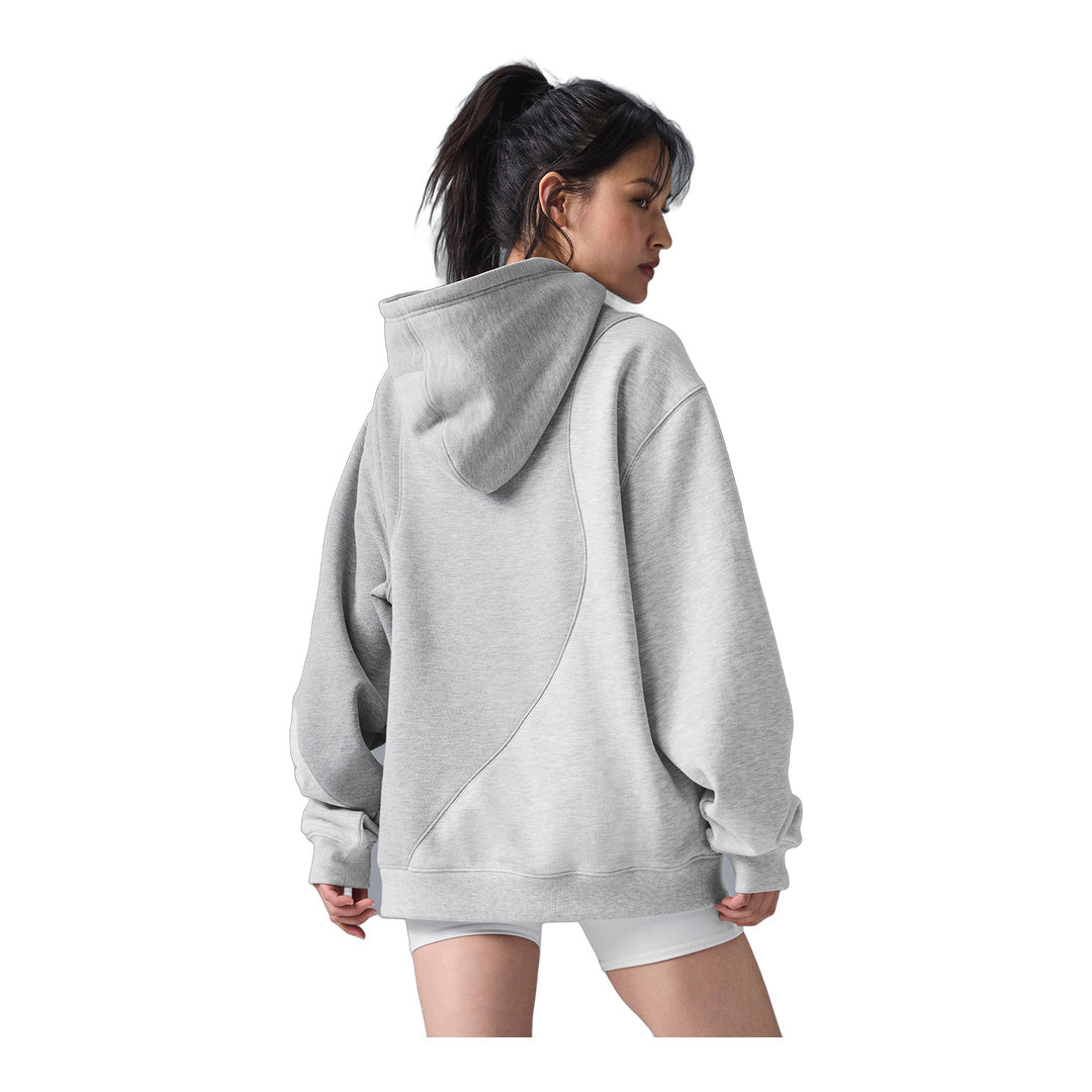 alo Make Waves Hoodie - Athletic Heather Grey Tonal