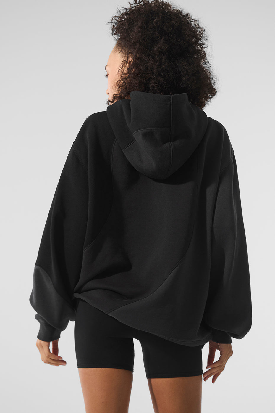 alo Make Waves Hoodie - Vintage Black Tonal