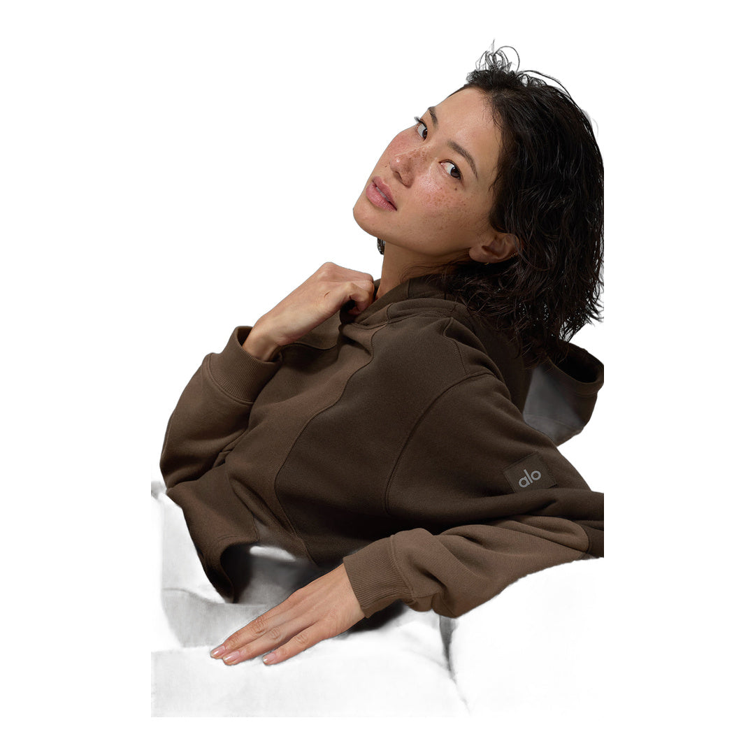 alo Make Waves Hoodie - Espresso Tonal