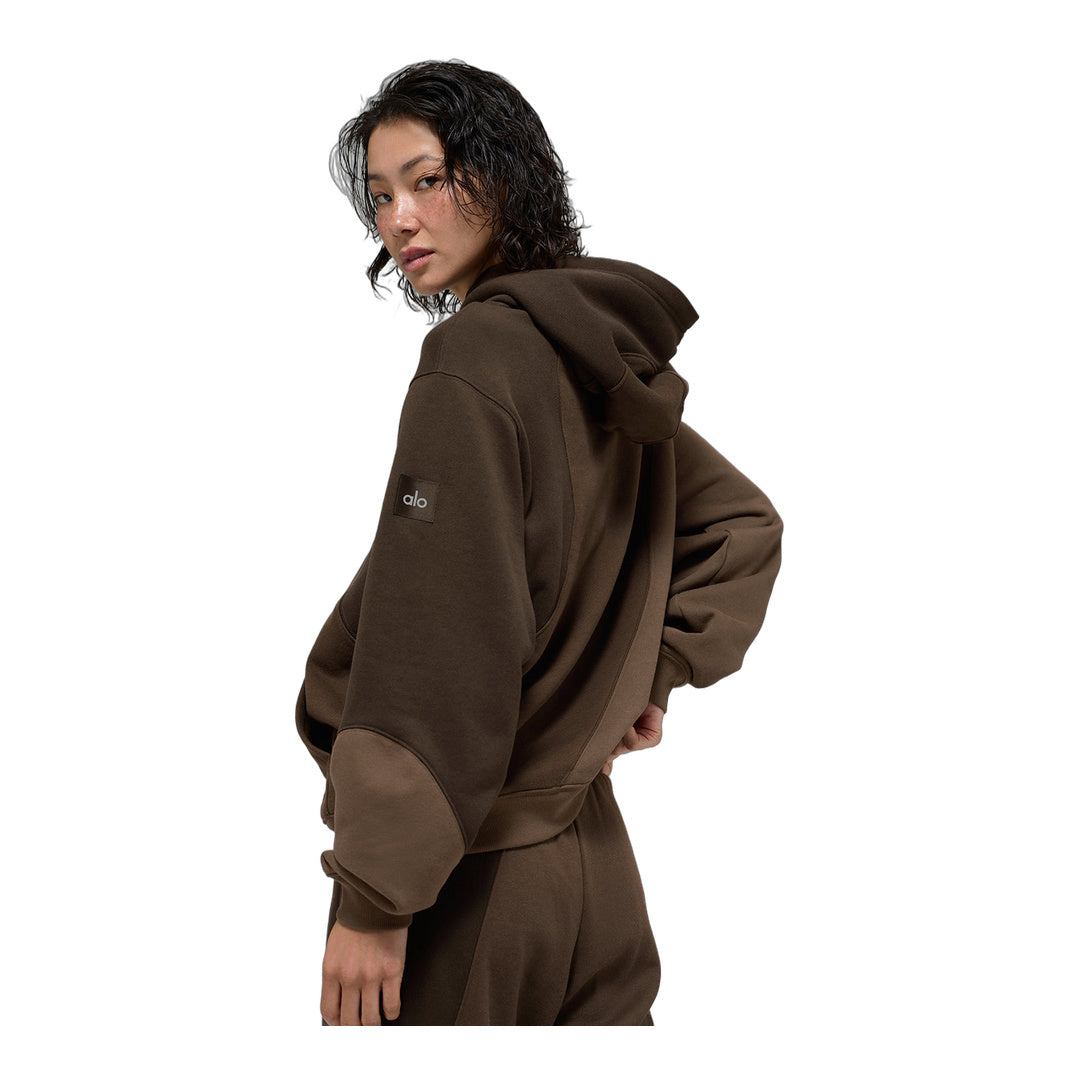 alo Make Waves Hoodie - Espresso Tonal
