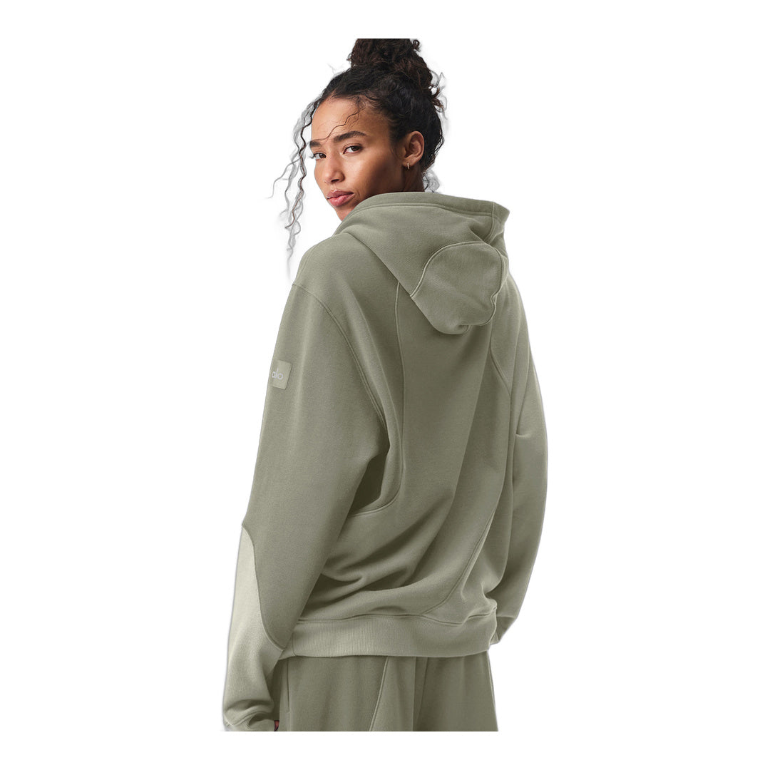 alo Make Waves Hoodie - Limestone Tonal