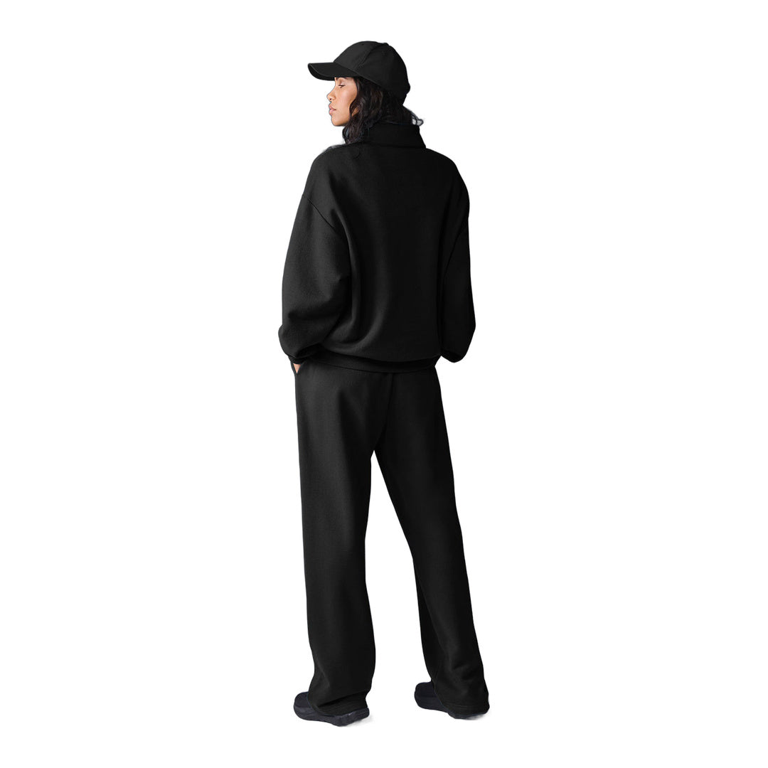 alo Accolade 1/4 Zip Pullover - Black