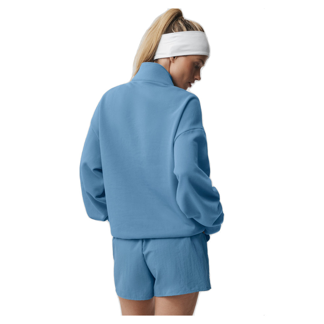 ALO Accolade 1/4 Zip Pullover - California Blue