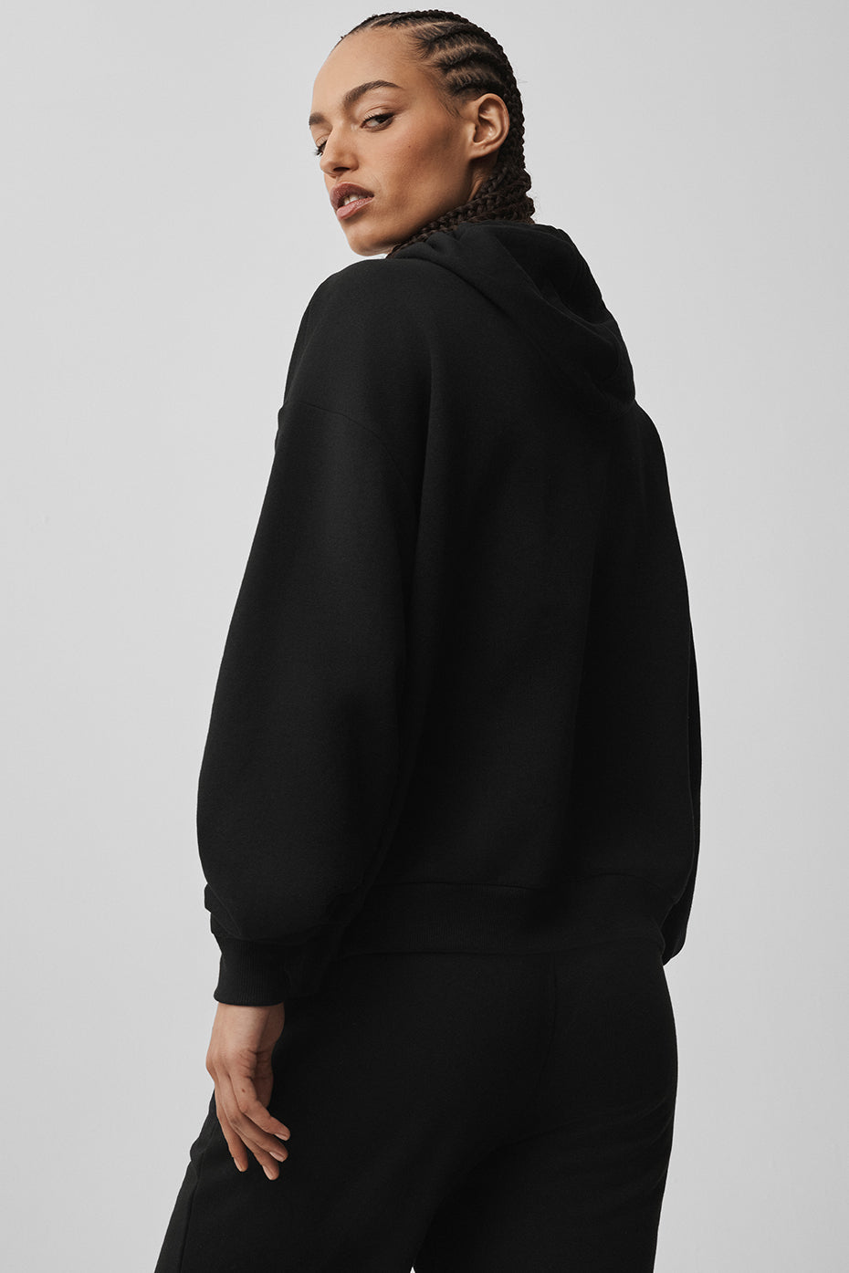 alo Accolade Full Zip Hoodie - Black