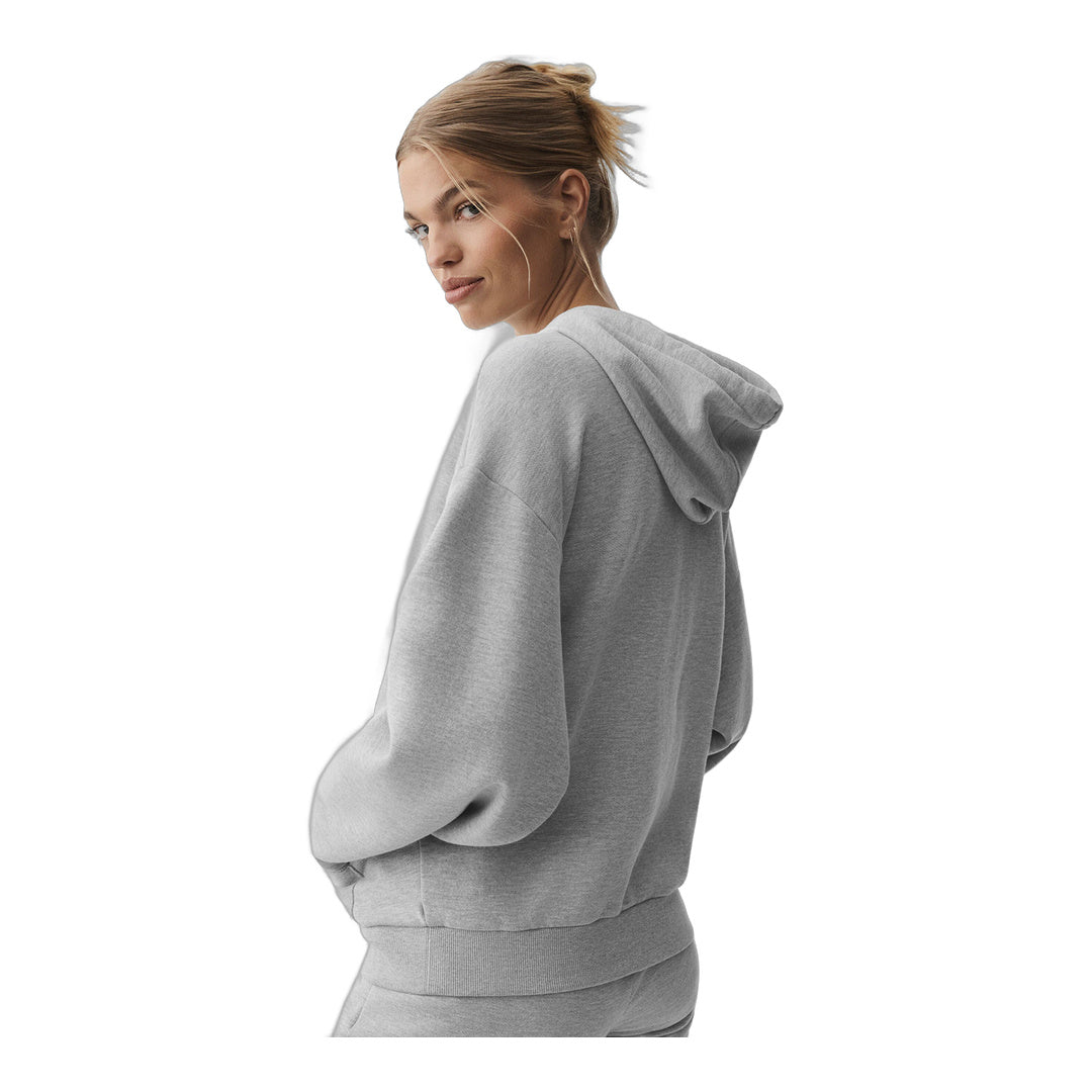 alo Accolade Full Zip Hoodie - Athletic Heather Grey