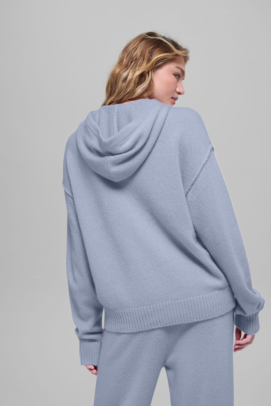 alo Wool Cashmere New Class Hoodie - Winter Frost