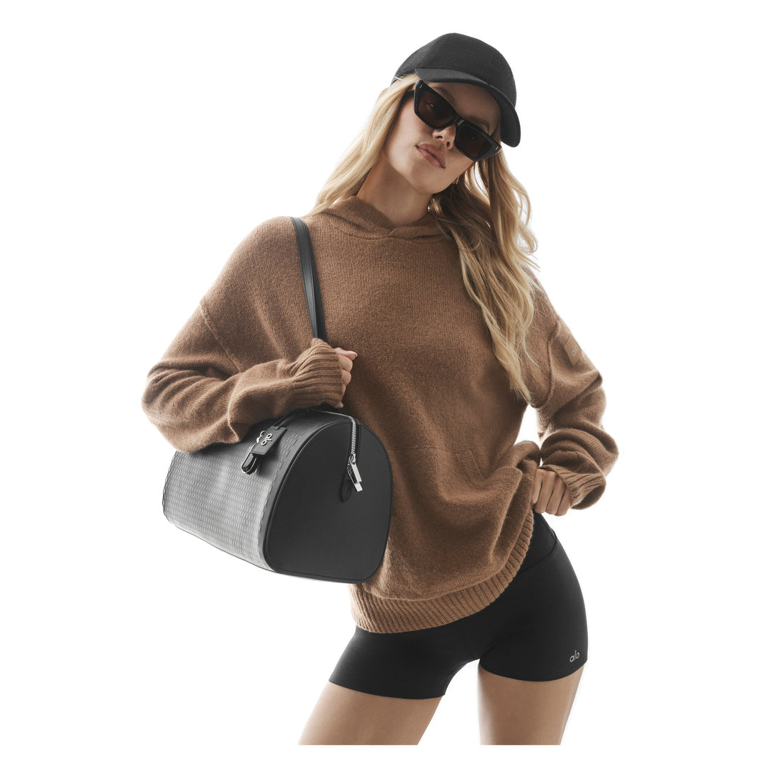 ALO Wool Cashmere New Class Hoodie - Java Brown