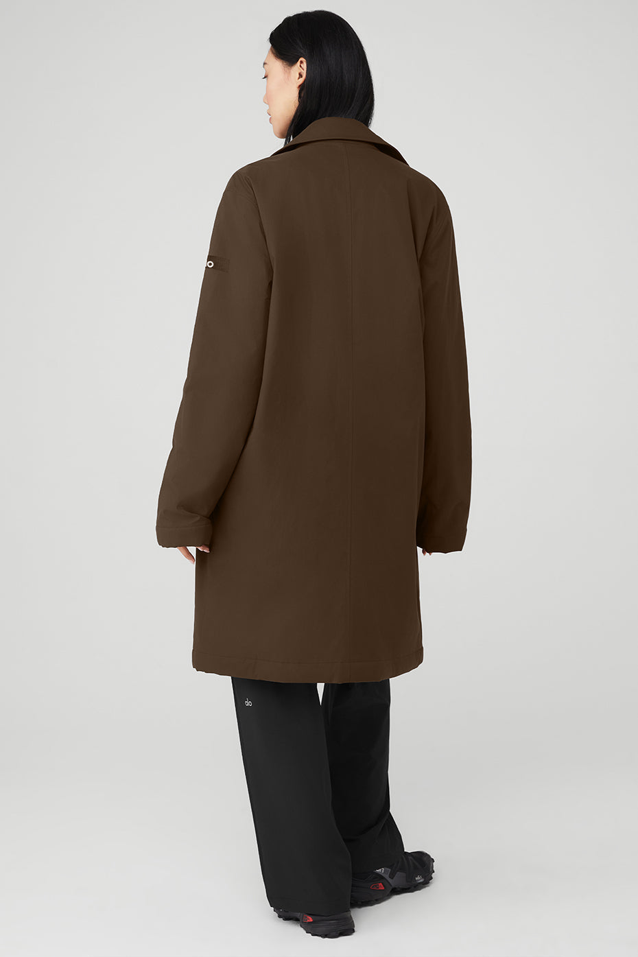 alo Signature Overcoat - Espresso