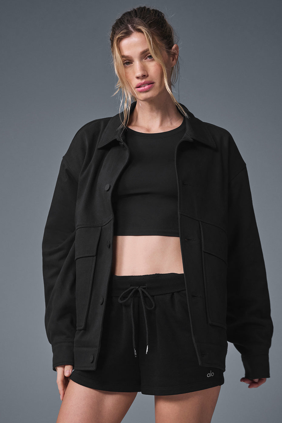 alo Unisex One Up Jacket - Black
