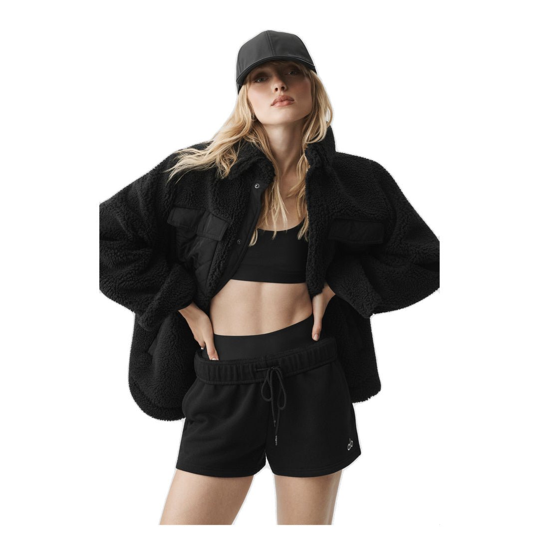 ALO Sherpa Edge Shacket - Black