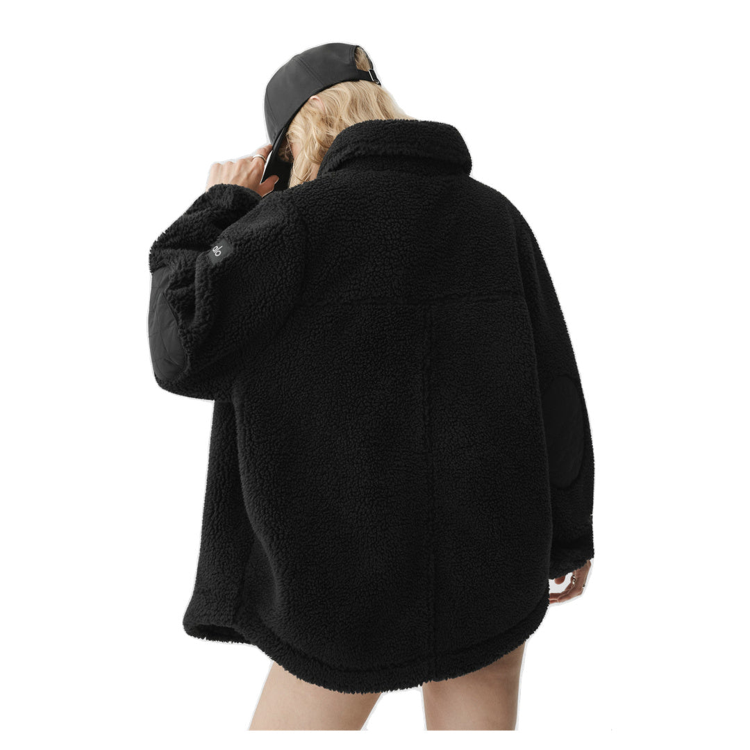 ALO Sherpa Edge Shacket - Black