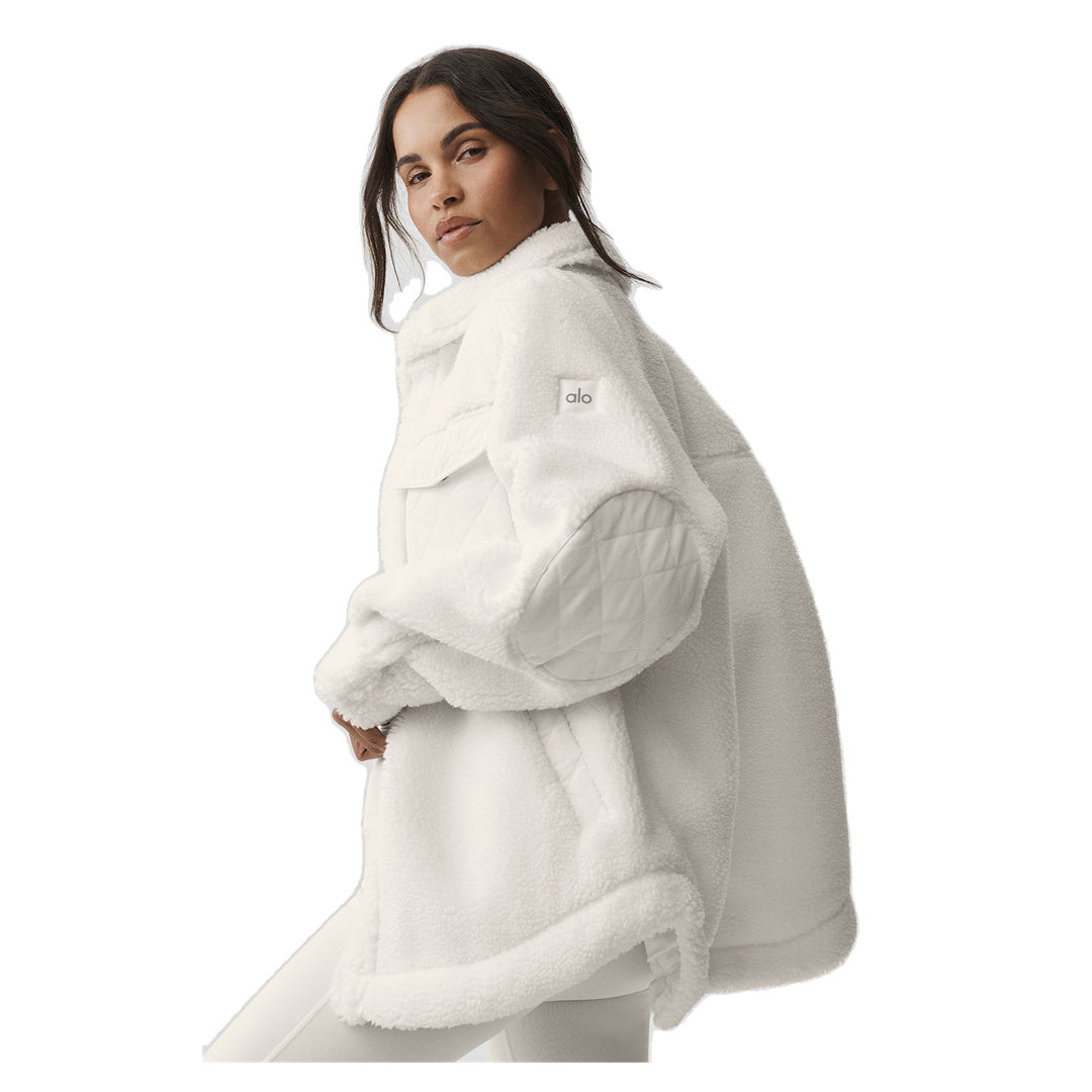 ALO Sherpa Edge Shacket - Ivory
