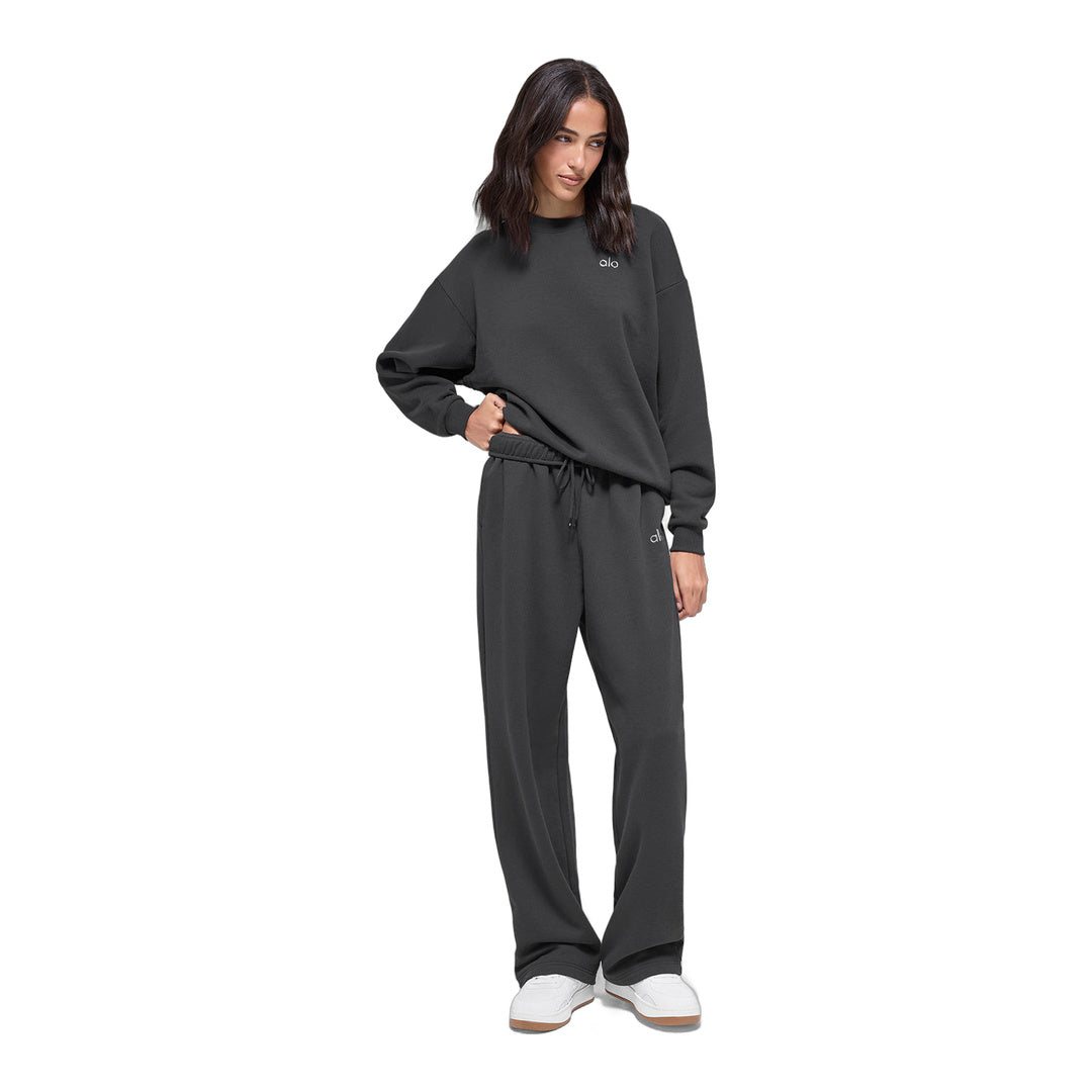 alo Accolade Straight Leg Sweatpant - Anthracite