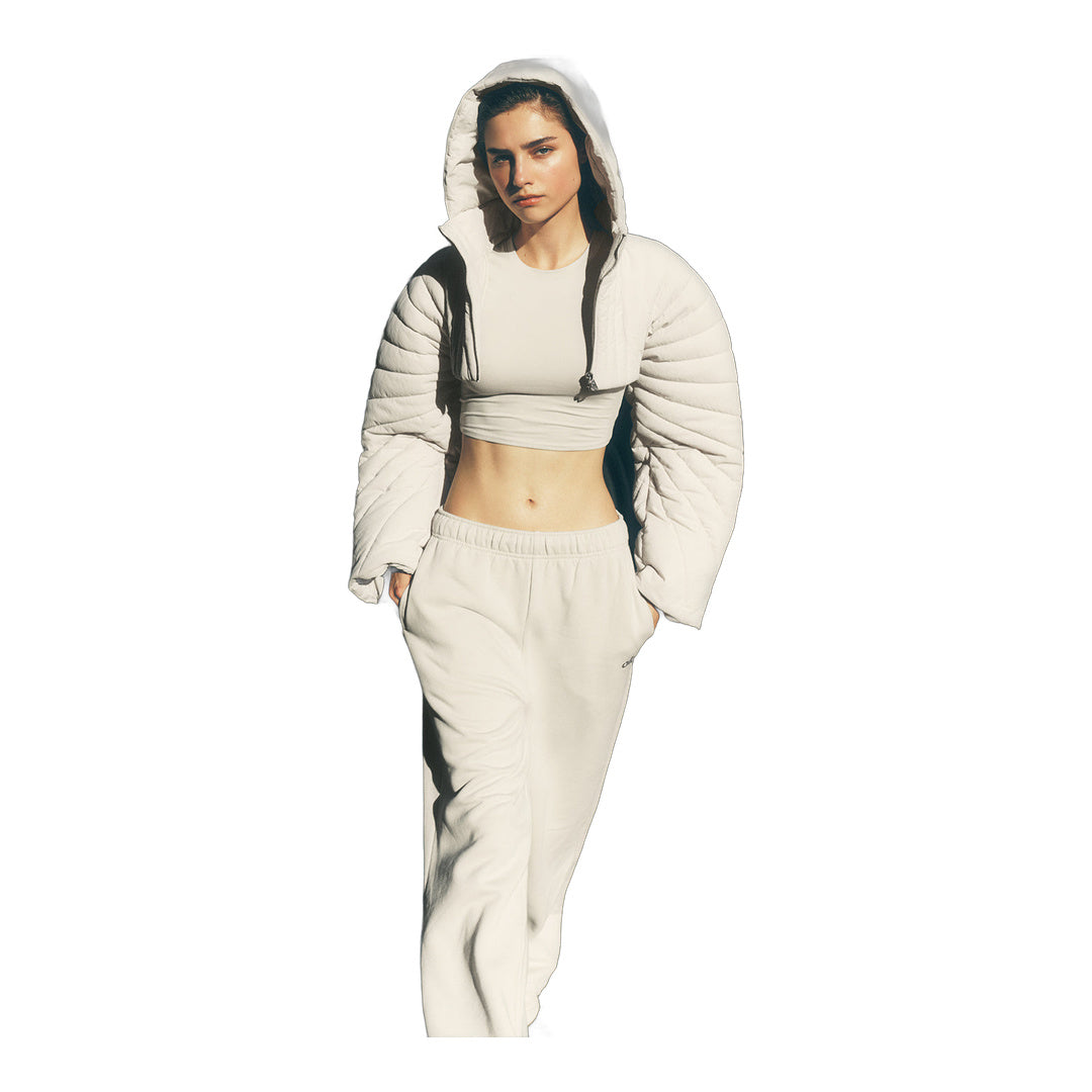 alo Accolade Straight Leg Sweatpant - Bone