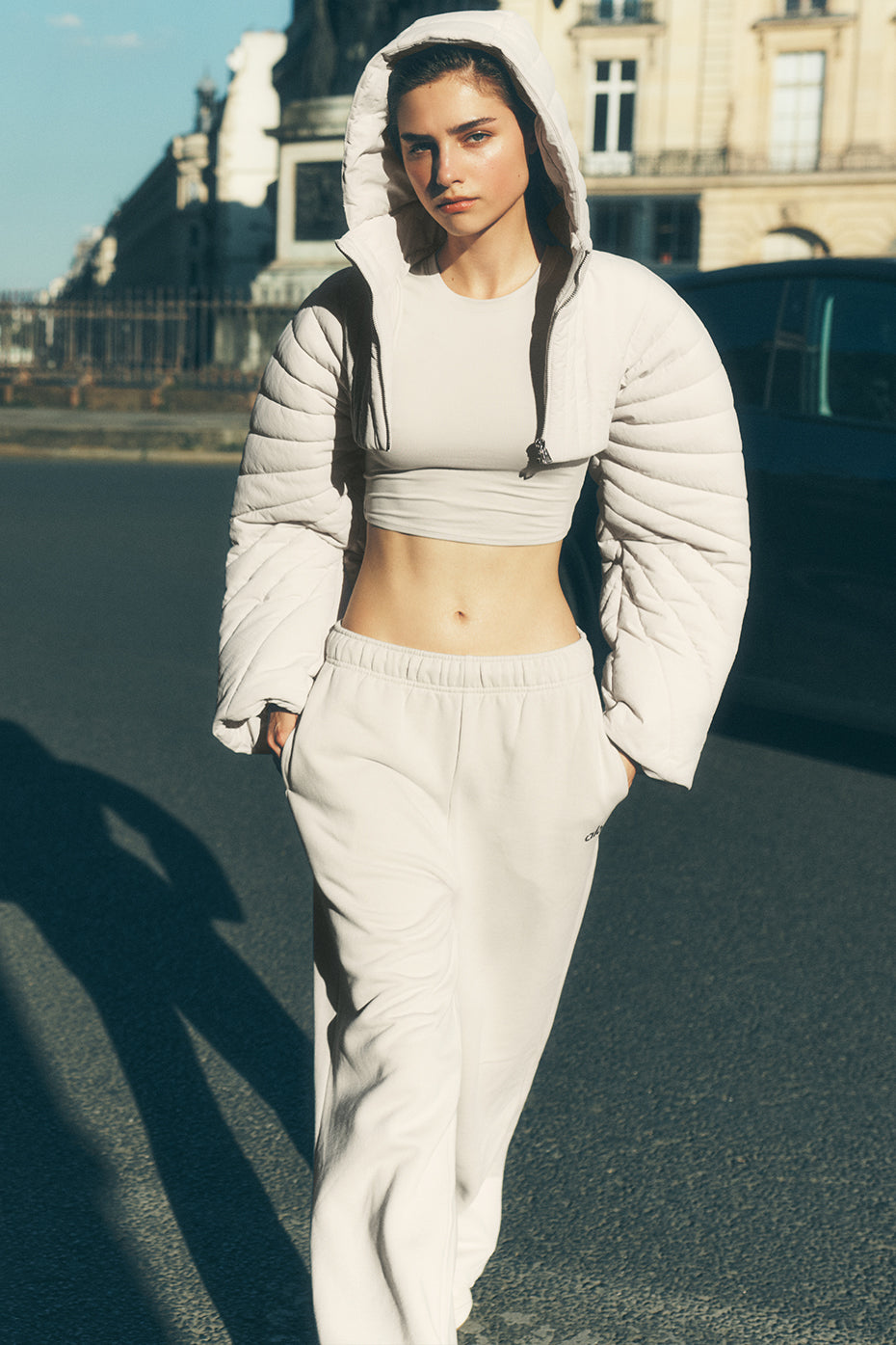 alo Accolade Straight Leg Sweatpant - Bone
