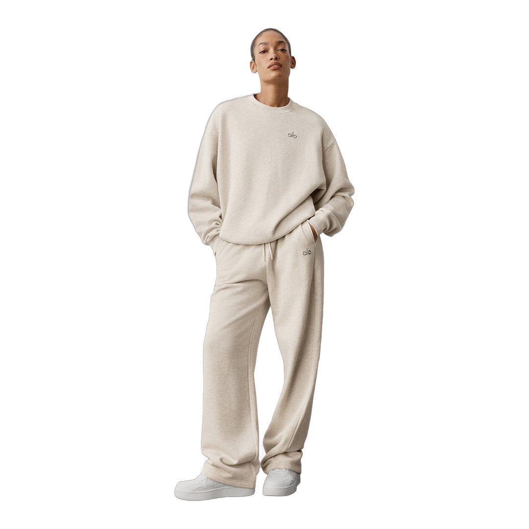 alo Accolade Straight Leg Sweatpant - Oatmeal Heather