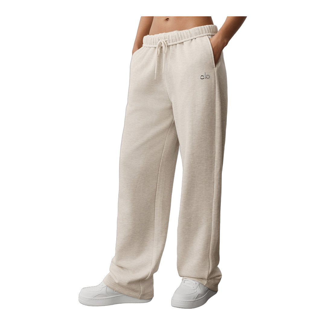 alo Accolade Straight Leg Sweatpant - Oatmeal Heather