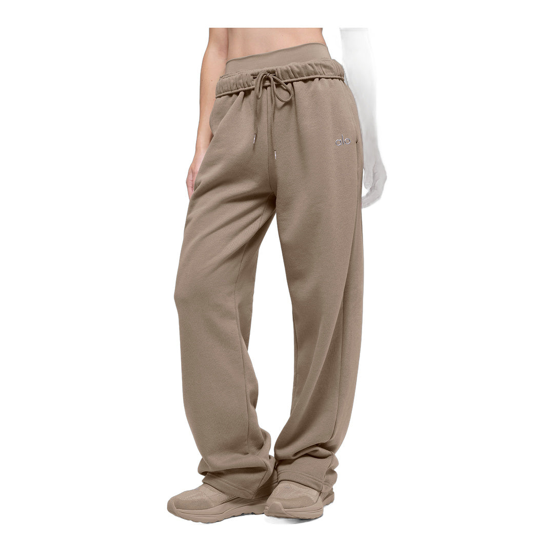 alo Accolade Straight Leg Sweatpant - Gravel