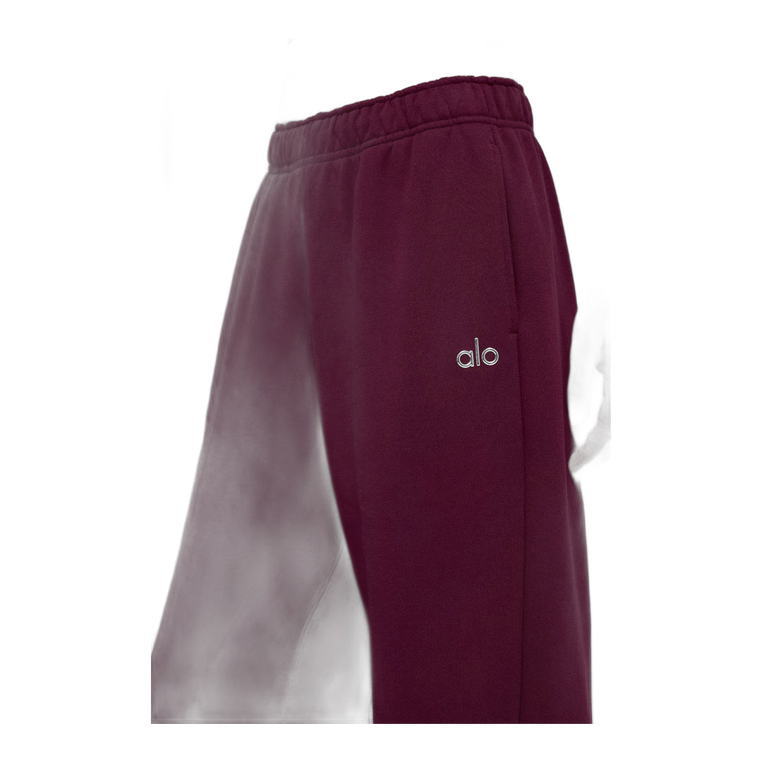 alo Accolade Straight Leg Sweatpant - Burgundy