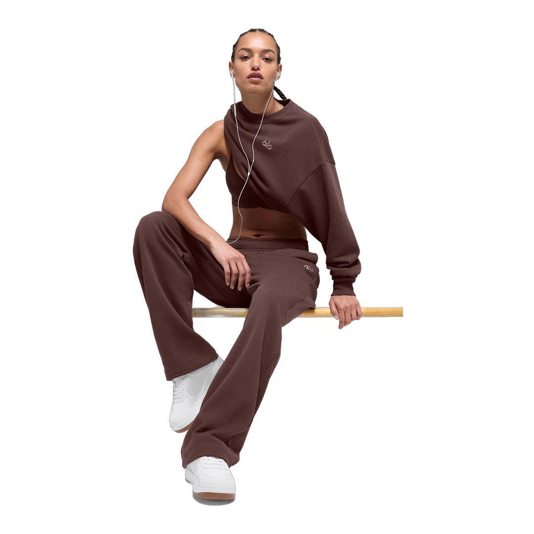 alo Accolade Straight Leg Sweatpant - Brownstone
