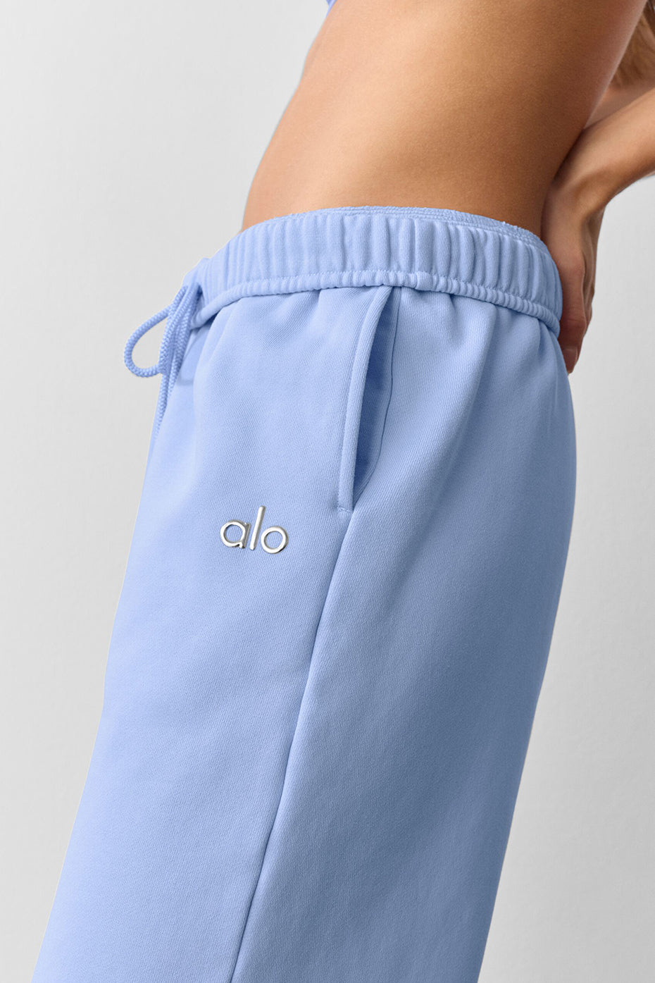 alo Accolade Straight Leg Sweatpant - Light Provence Blue
