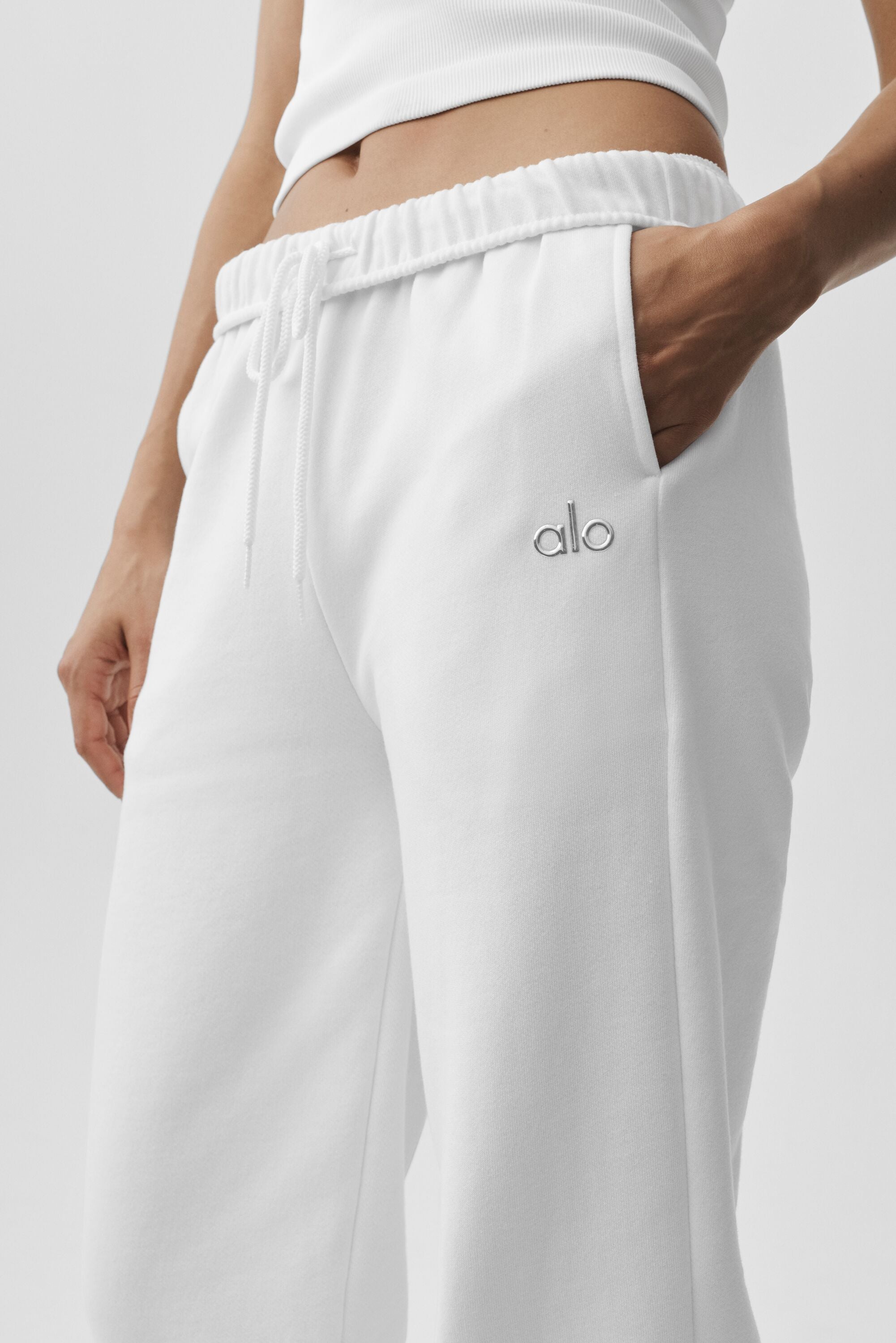 alo Accolade Sweatpant - White