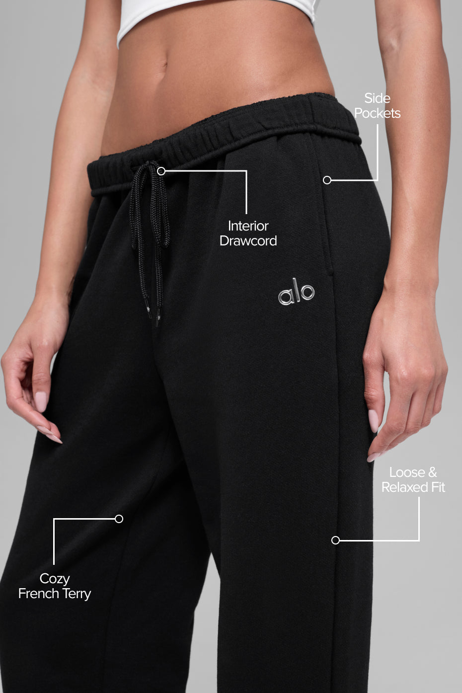 alo Accolade Sweatpant - Black