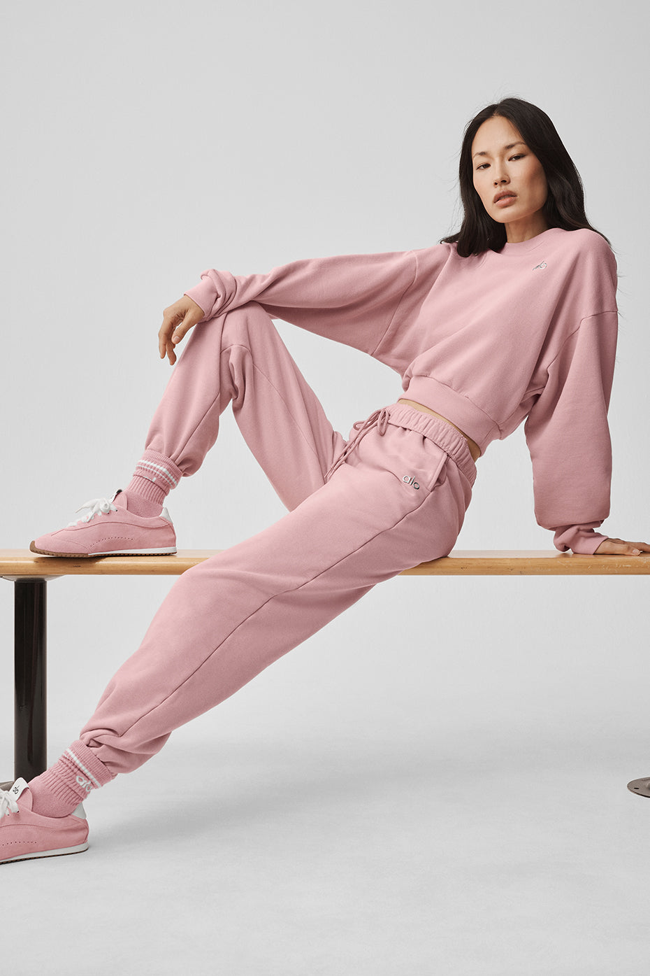 alo Accolade Sweatpant - Vintage Pink