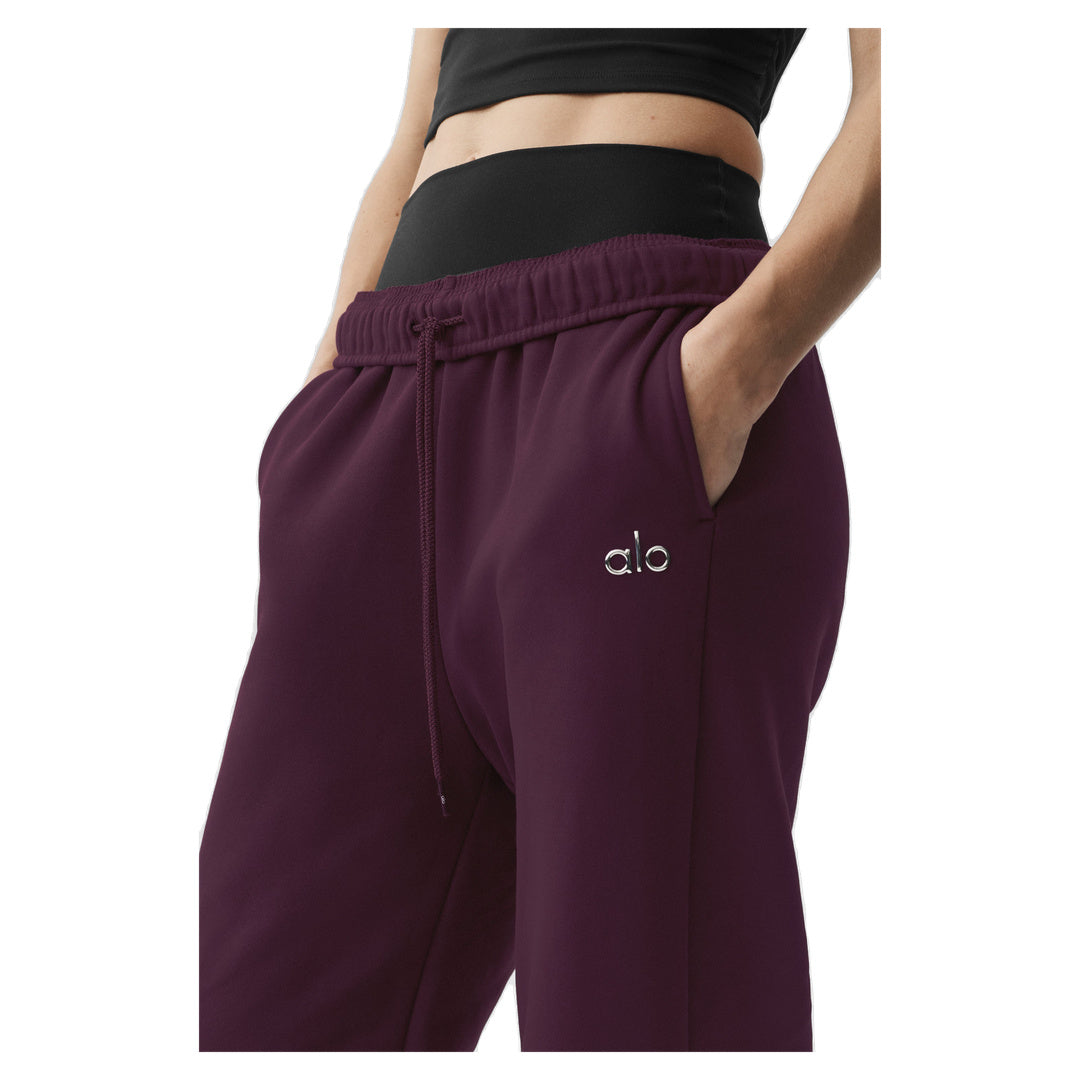 ALO Accolade Sweatpant - Rich Bordeaux