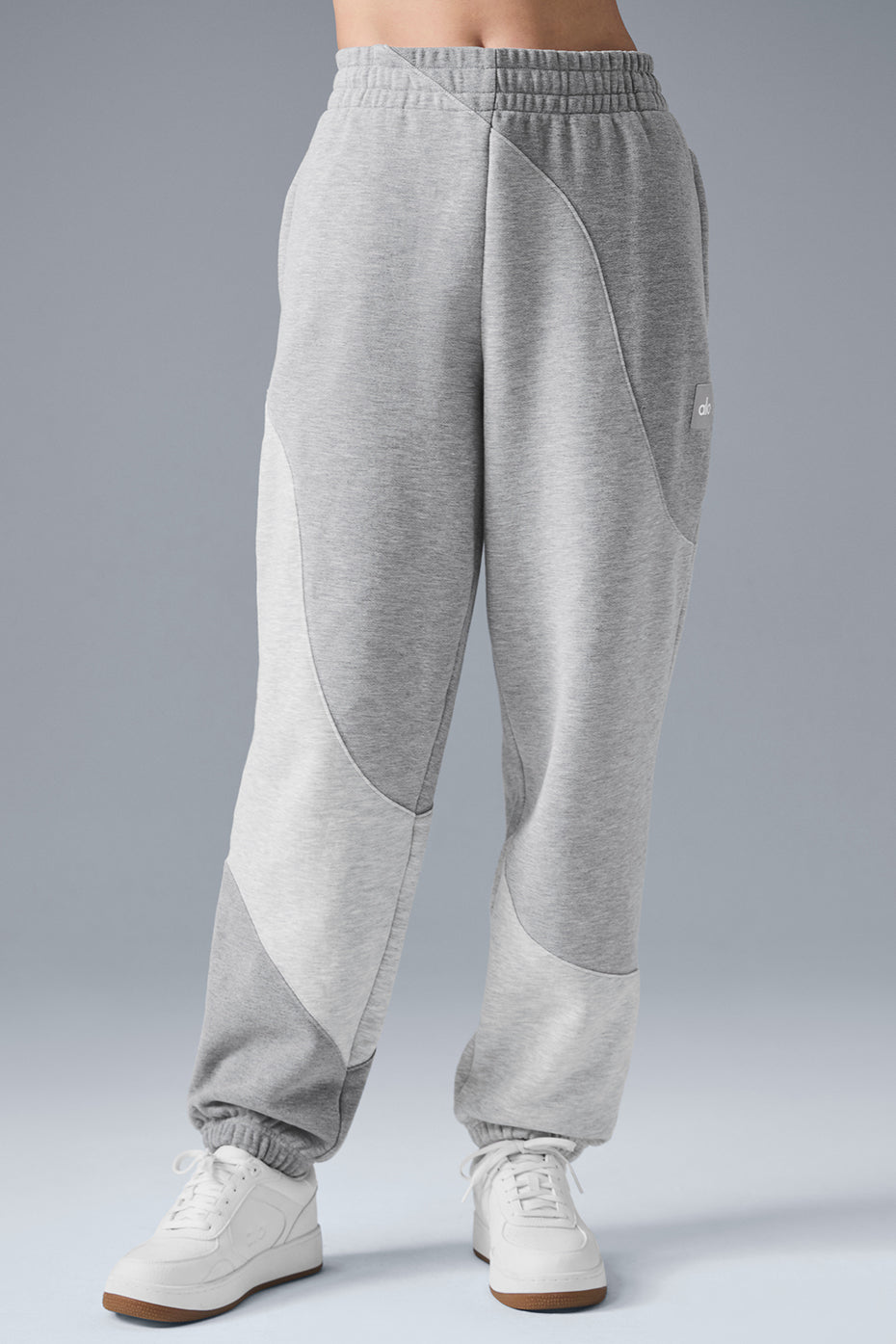 alo Make Waves Sweatpant - Athletic Heather Grey Tonal
