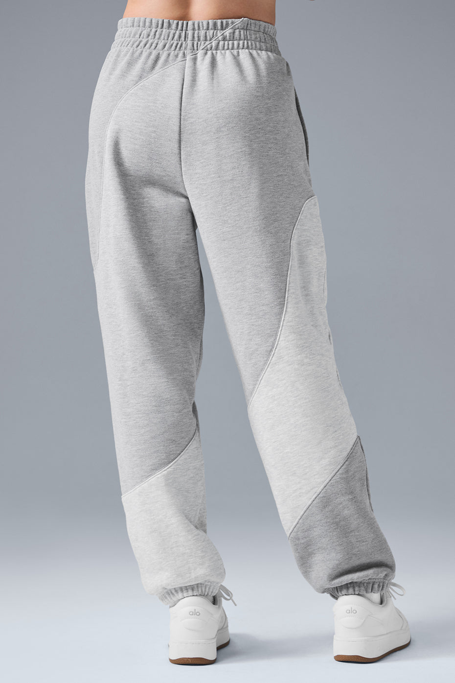 alo Make Waves Sweatpant - Athletic Heather Grey Tonal