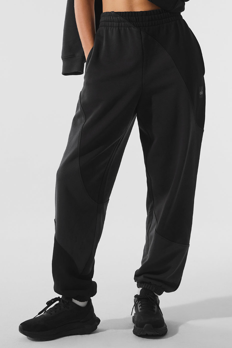 alo Make Waves Sweatpant - Vintage Black Tonal