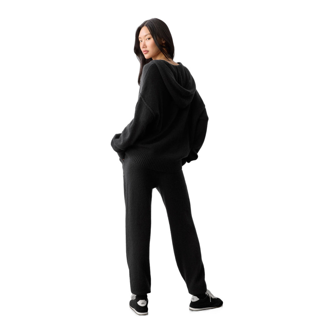 alo Wool Cashmere New Class Sweatpant - Black