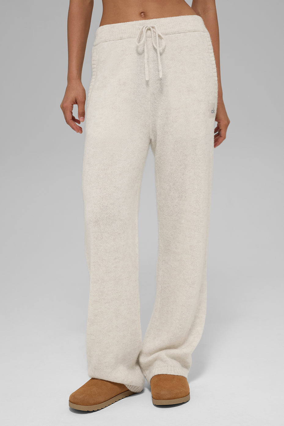 alo Wool Cashmere New Class Sweatpant - Bone Heather
