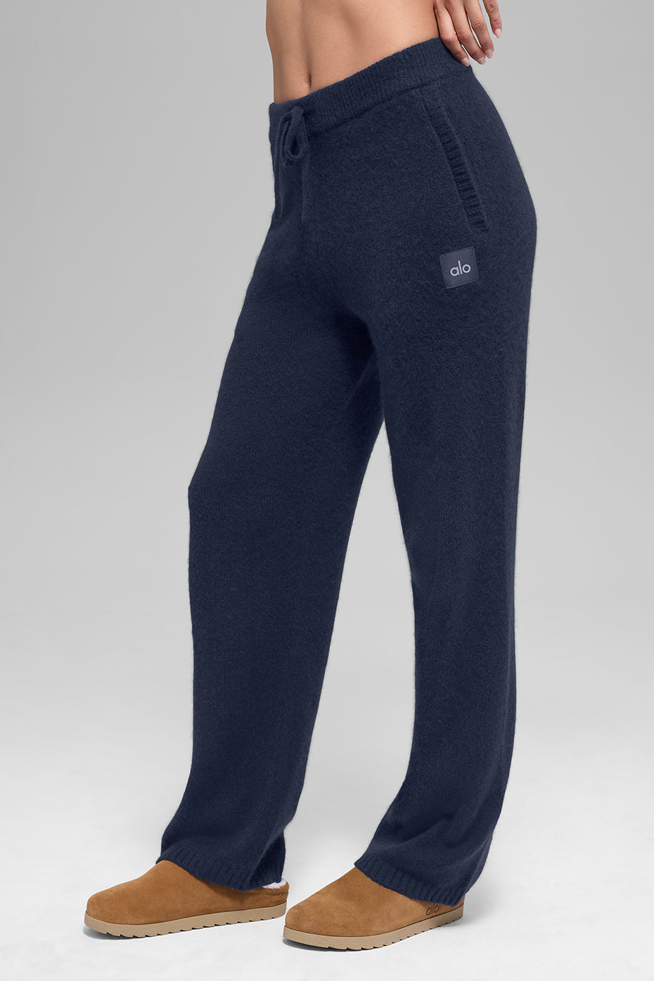 alo Wool Cashmere New Class Sweatpant - Navy
