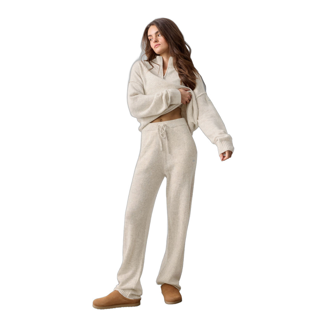 alo Wool Cashmere New Class Sweatpant - Oatmeal Heather