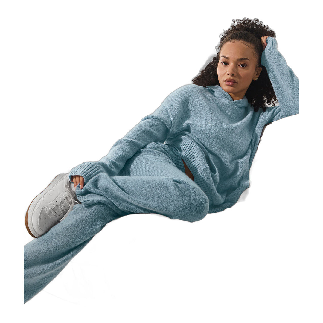 alo Wool Cashmere New Class Sweatpant - Celestial Blue Granite Heather