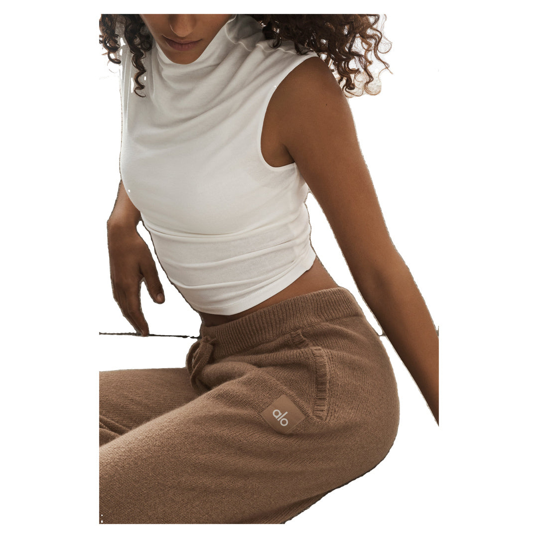 ALO Wool Cashmere New Class Sweatpant - Java Brown
