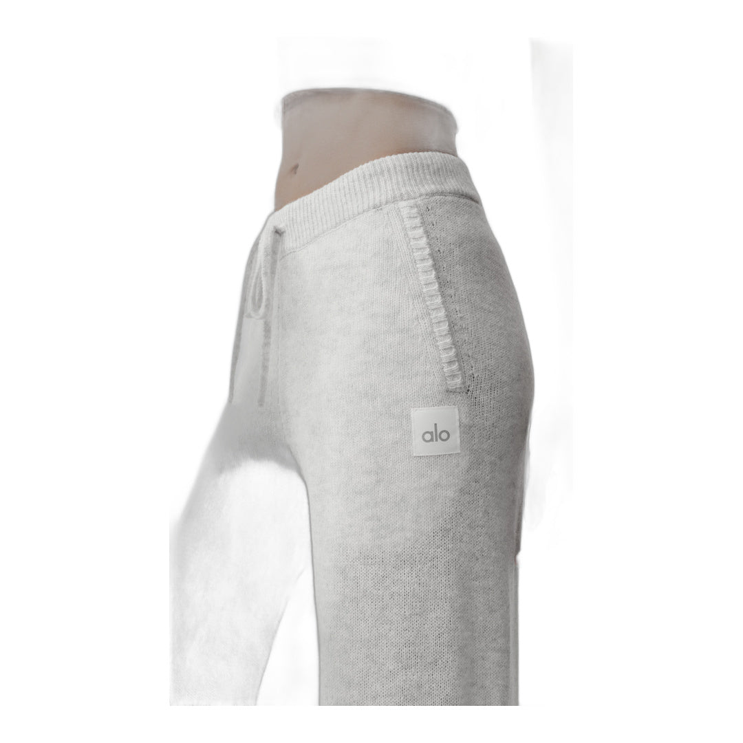 alo Wool Cashmere New Class Sweatpant - White Heather