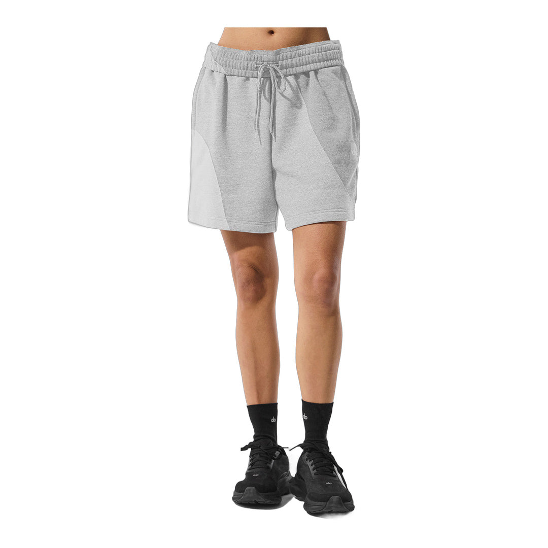 alo 7" Make Waves Short - Athletic Heather Grey Tonal