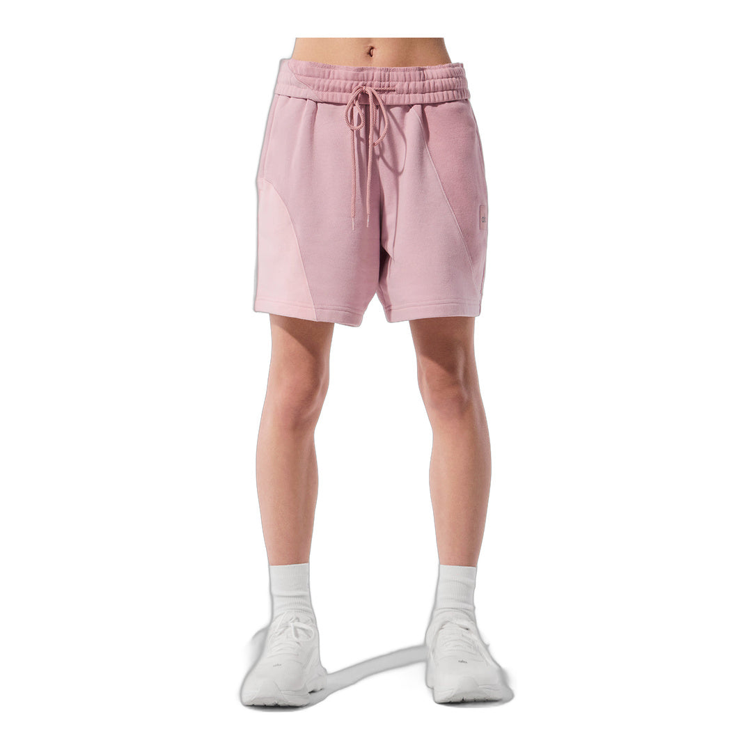 alo 7" Make Waves Short - Sunset Pink Tonal