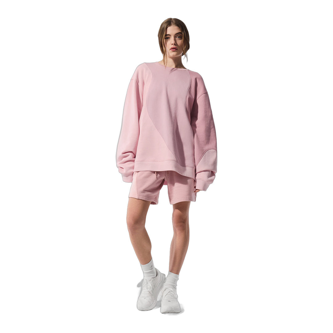 alo 7" Make Waves Short - Sunset Pink Tonal