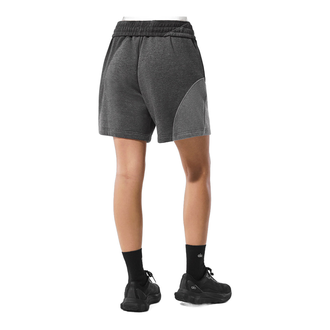 alo 7" Make Waves Short - Dark Heather Grey Tonal